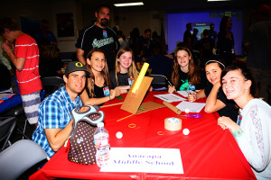 Anacapa Middle School participants  Angel Esparza, Isabella Hall, Taylor Spira, Madeleine Locher, Julia Schermer