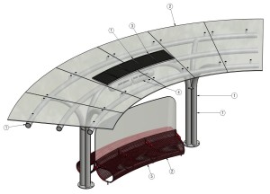 Bus shelter design rejected by City Council.