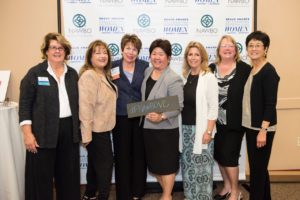 The NAWBO Ventura County Chapter Board of Directors 2015-2016  Diane de Mailly, Elain Hollifieild, Maura Ratffensperger, Dr. Janis Shinkawa, Coleen King, Brenda Terzian and Joy Sakata were there to celebrate the awards. Board Members not pictured are Pamela Smith and Linda Drevenstedt.