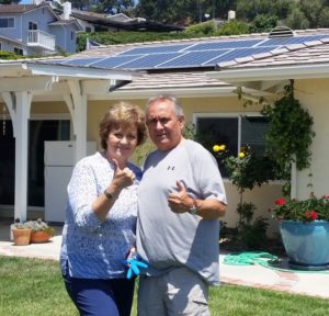 The 100th Solarize Ventura customer, Cathy Mims-Keyser is very happy with her new solar installation.