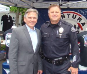 City councilmember (And ex Chief of Police) Mike Tracy and current Chief of Police Corney work to keep crime in Ventura down.