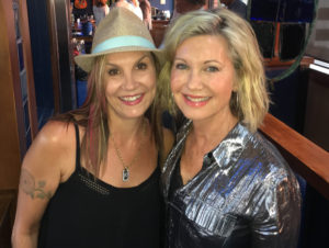 Karen Eden with Olivia Newton-John at W20 at the Watermark, Thursday, August 4. 