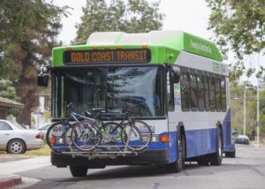 Veterans may simply show veterans ID upon boarding. Photo by Gold Coast Transit District