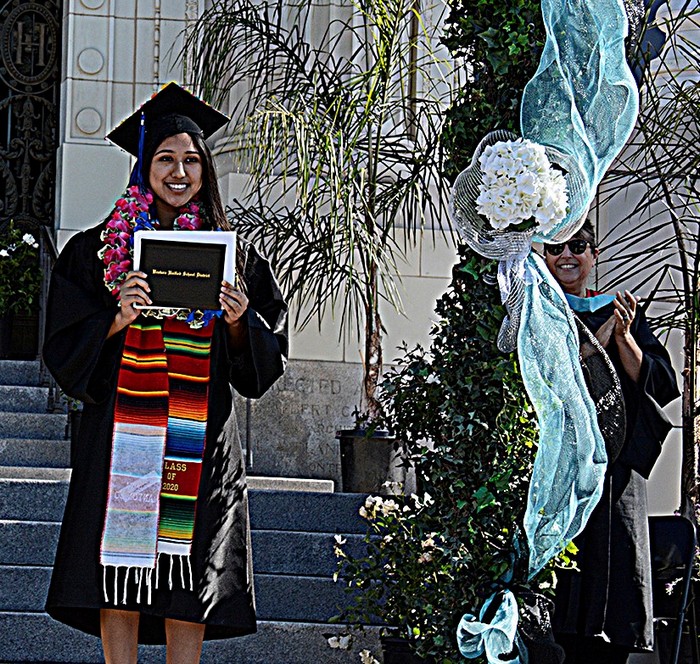 Ventura high schools hold graduation event at historic city hall