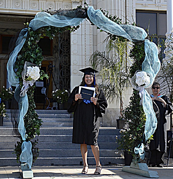 Ventura high schools hold graduation event at historic city hall