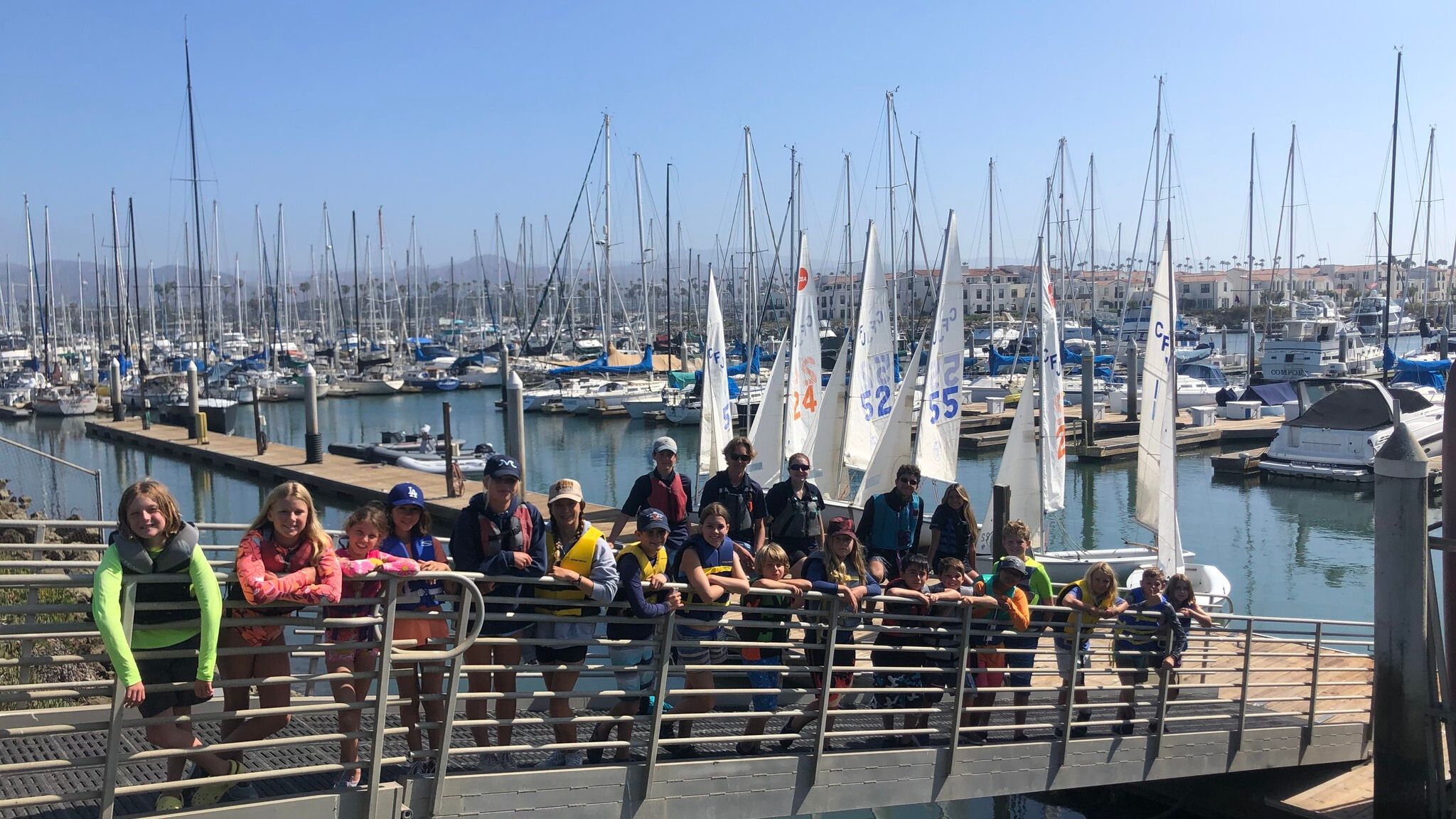 Kids on ramp at Ventura Yacht Club