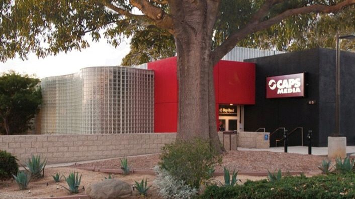 Photo of the front of CAPS building on Day Road in Ventura.