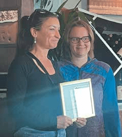 Chef Kelly Briglio, co-owner of Paradise Pantry, first-place winner.