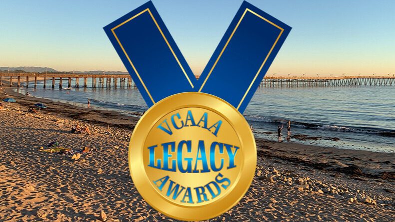 Graphic of medal for VCAAA Legacy Awards