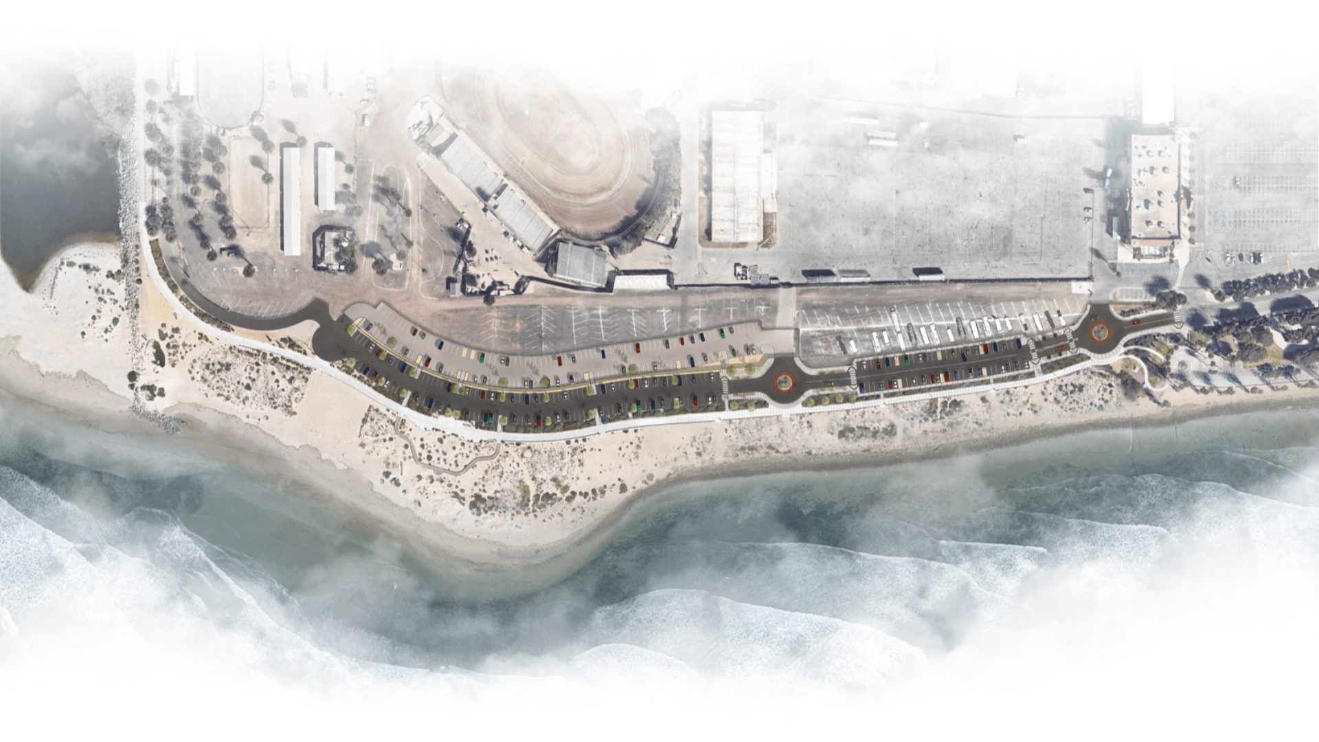 Surfers Point Managed Retreat Concept Drawing.