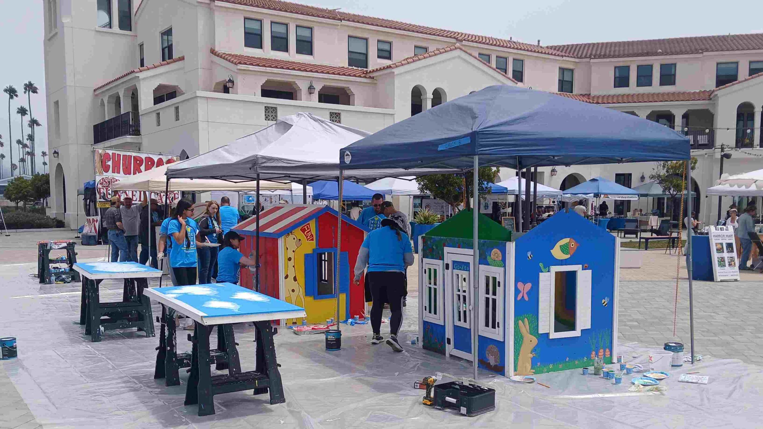 Habitat for Humanity Playhouse build photo.
