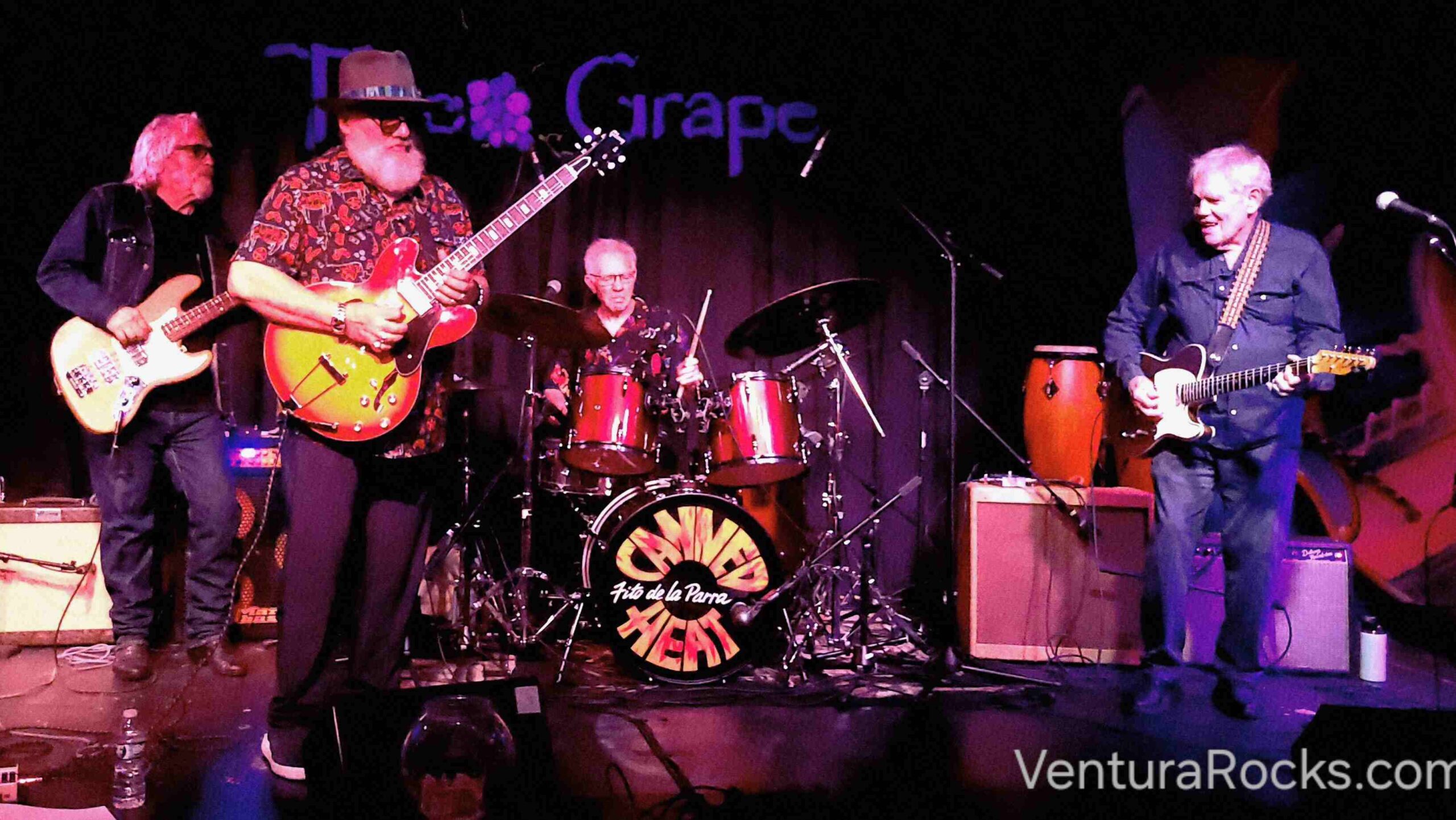 Canned Heat Band playing at the grape in Ventura