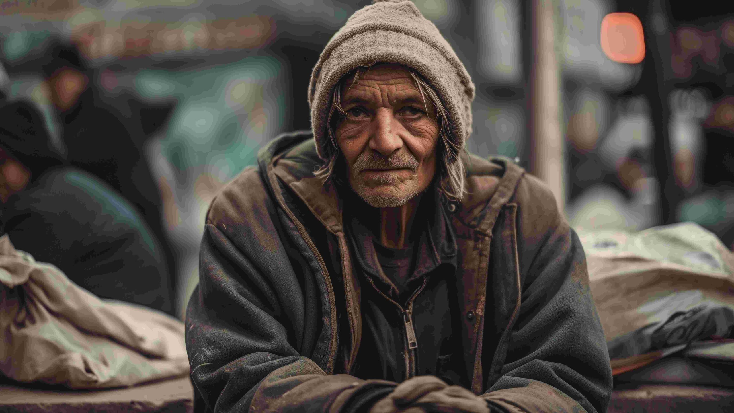 Homeless man