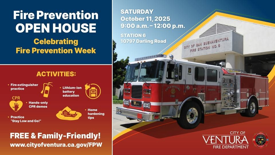 Fire Prevention Open House flyer