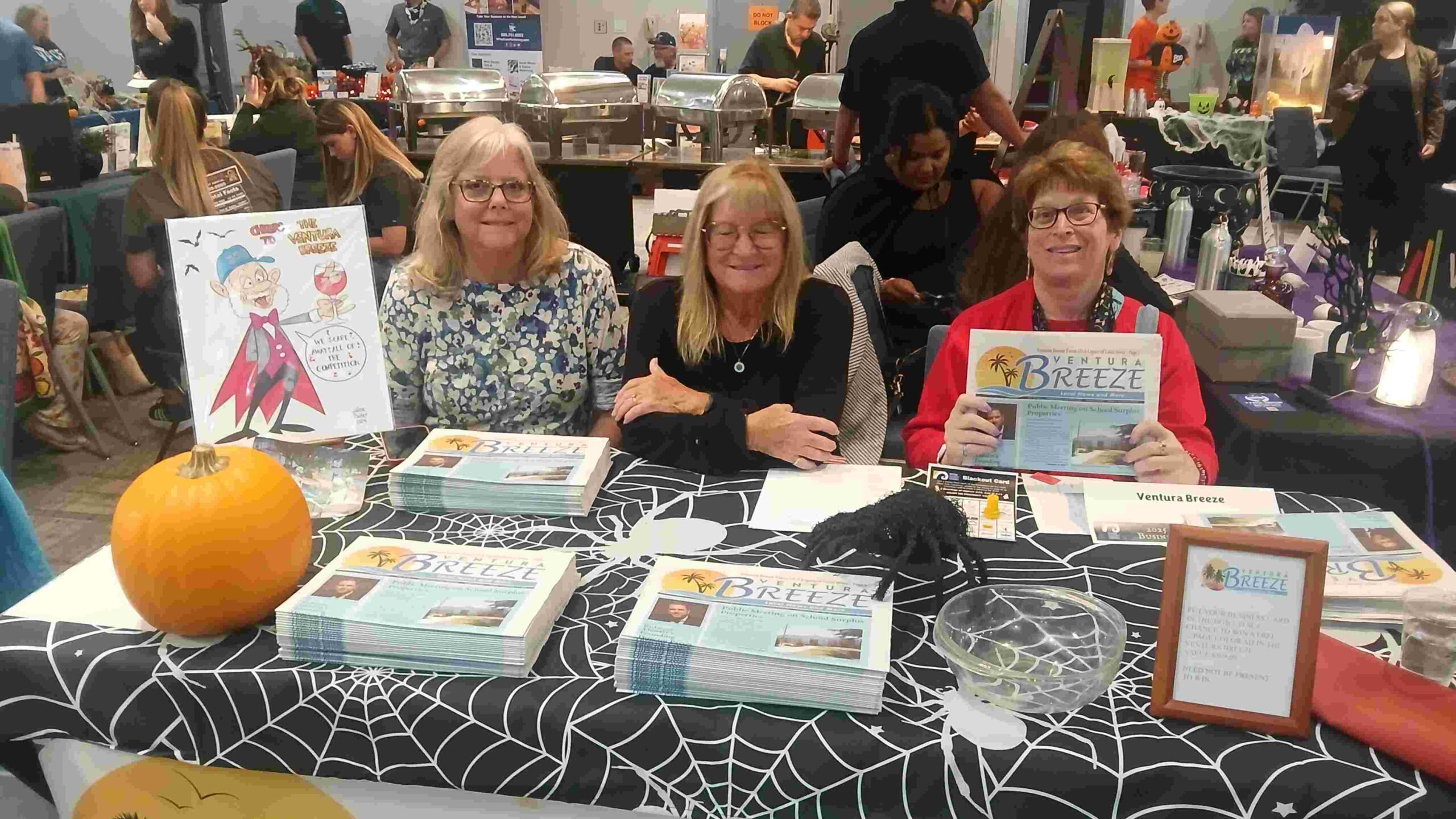 picture of breeze writers at event.