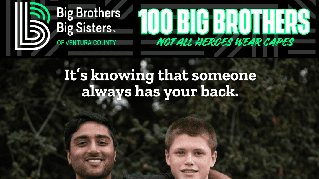 100 Big Brothers Volunteer Recruitment Campaign poster.