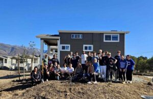 Volunteer Day: Mesa staff and participants were joined Nate's Place, students from The Thacher School, and volunteers from the community to plant trees at Mesa. 