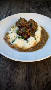 2nd Place Winner, Veggie Meat Balls from Farmer and the Cook.