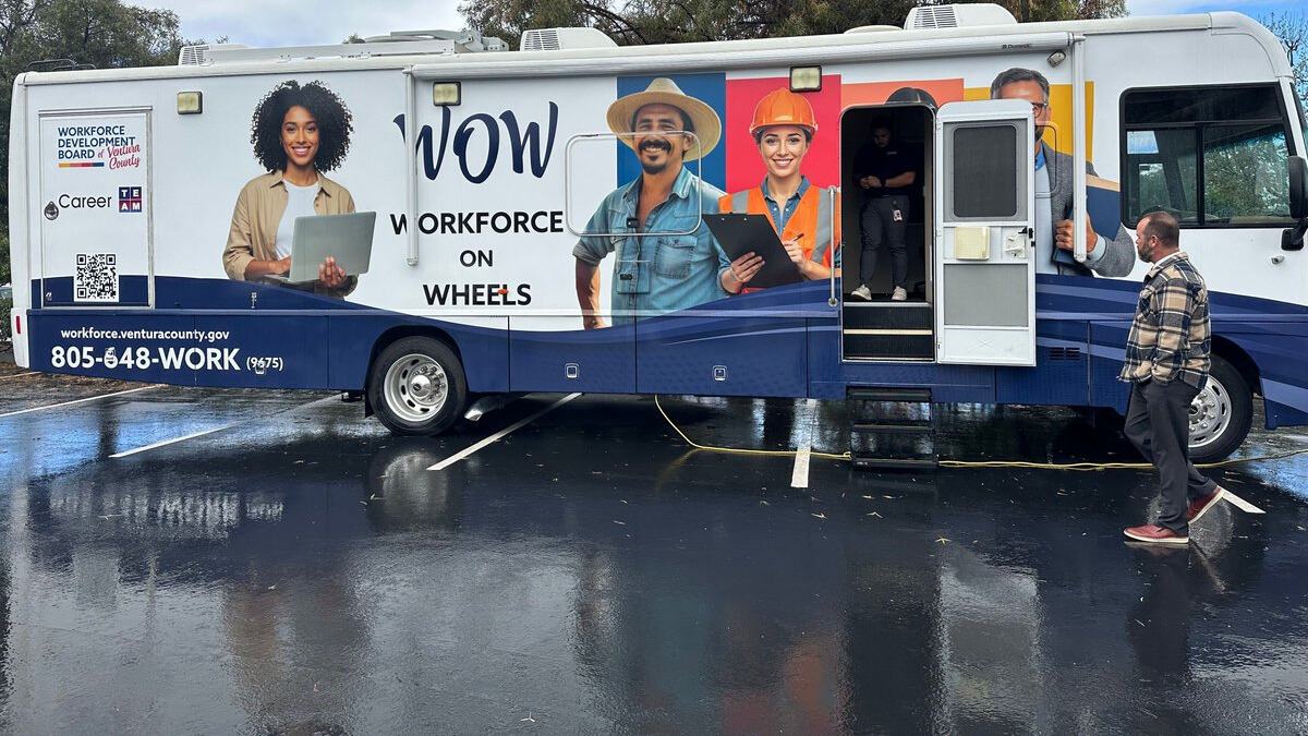 Photo of workforce bus