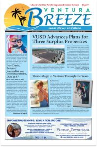 Cover of Ventura Breeze newspaper - April 15 edition.