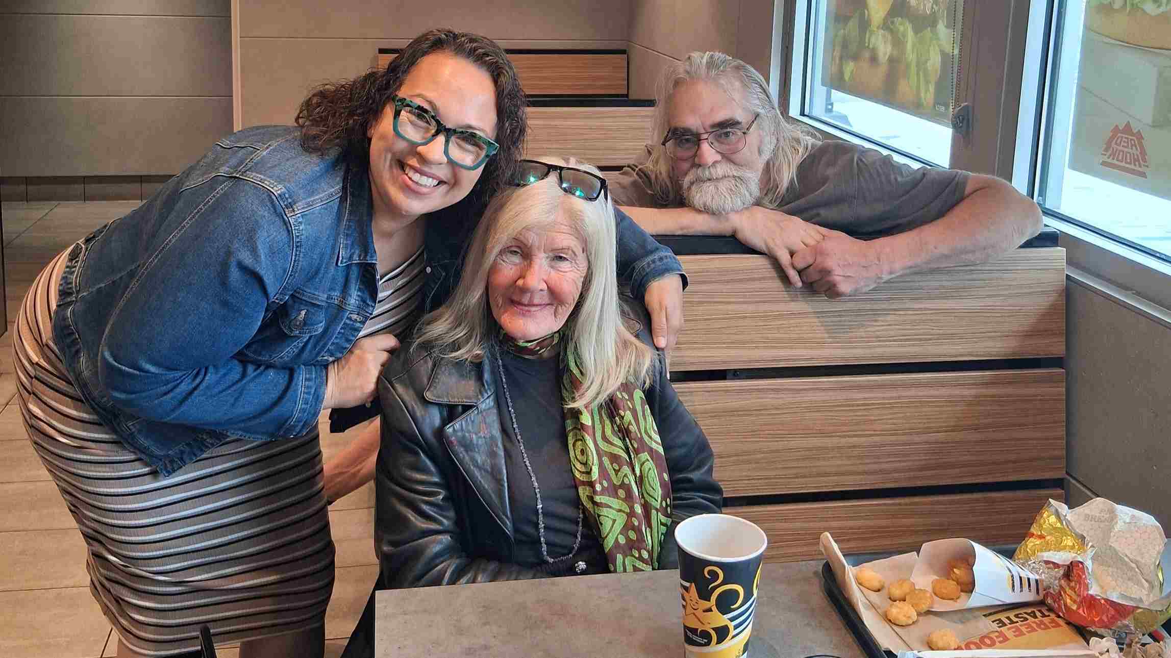 Veronica Sanchez and PW Robinson with Barbara