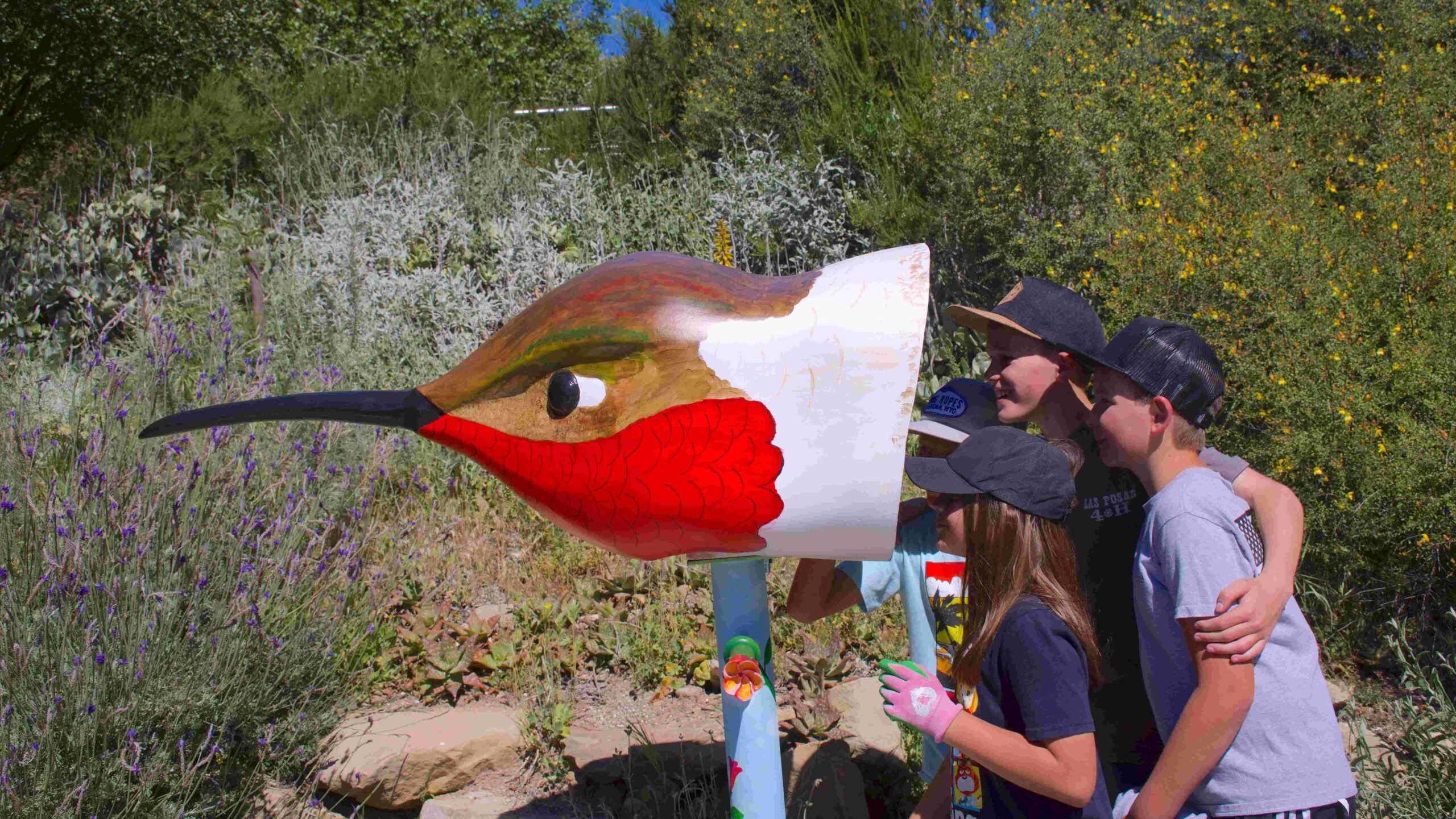 Humming Bird Statue