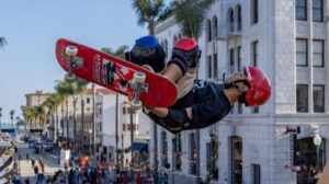 Skater in air
