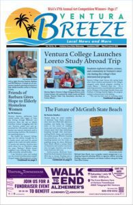 Cover of Ventura Breeze newspaper.
