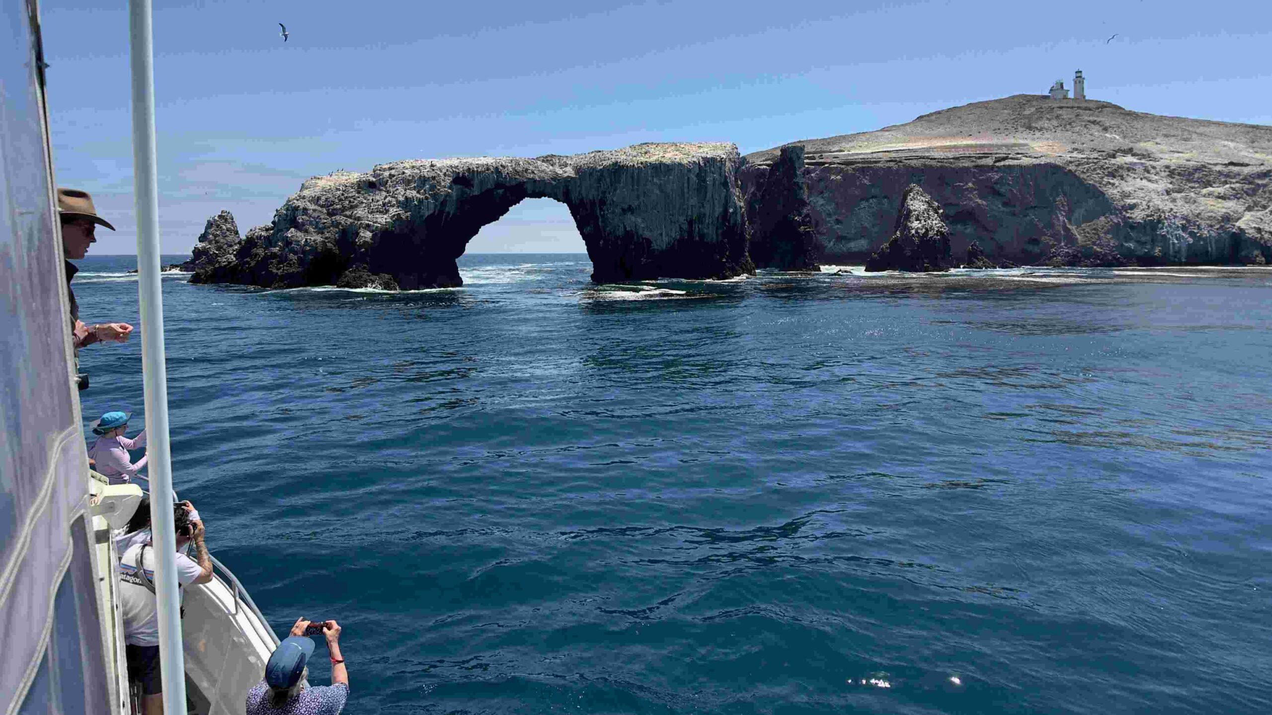 Island Packers boat near the Channel Islands