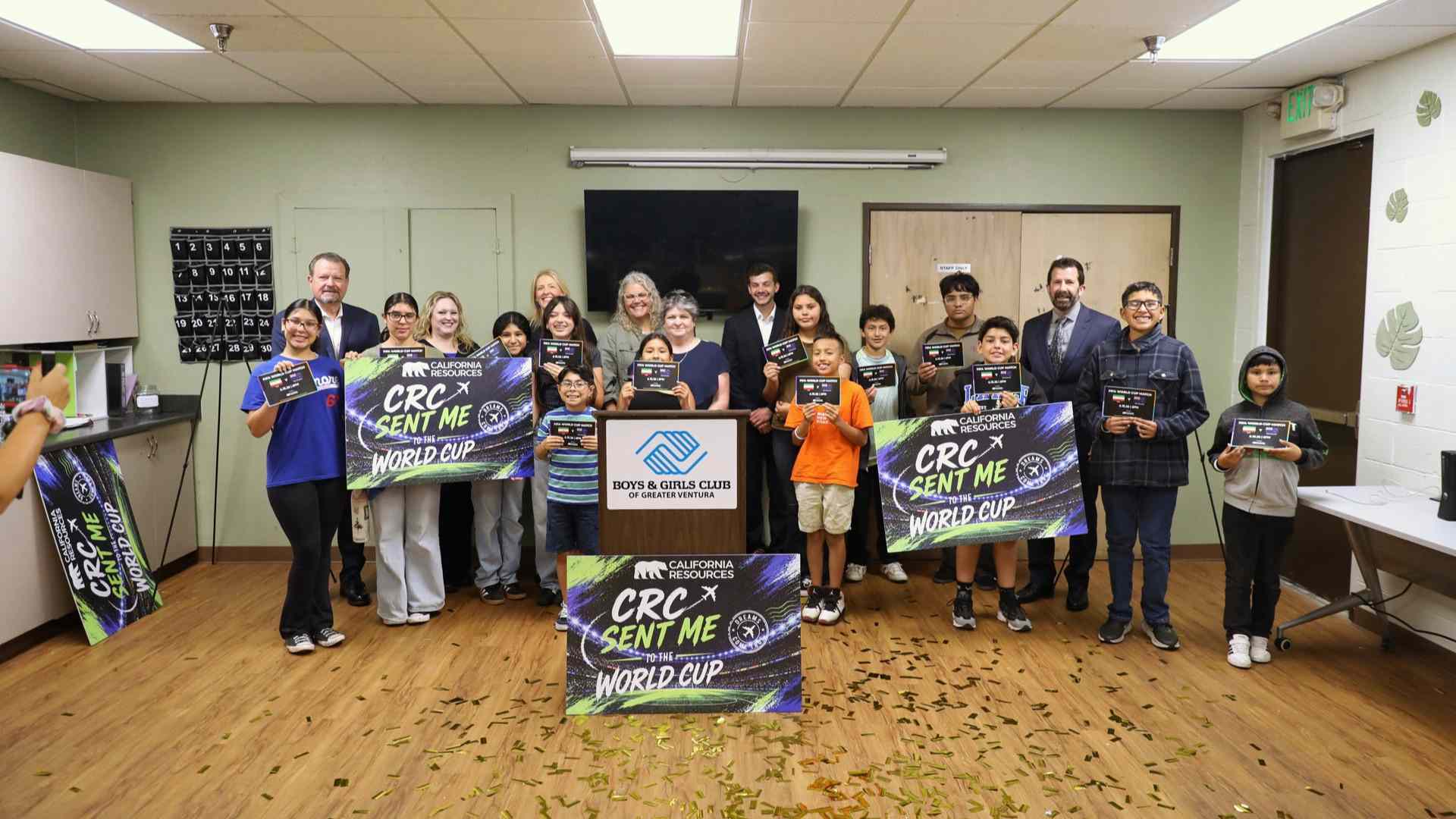 Students from Boys & Girls Club