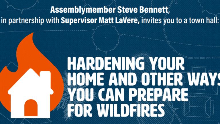Assemblymember Bennett Co-Hosts Hardening Your Home.