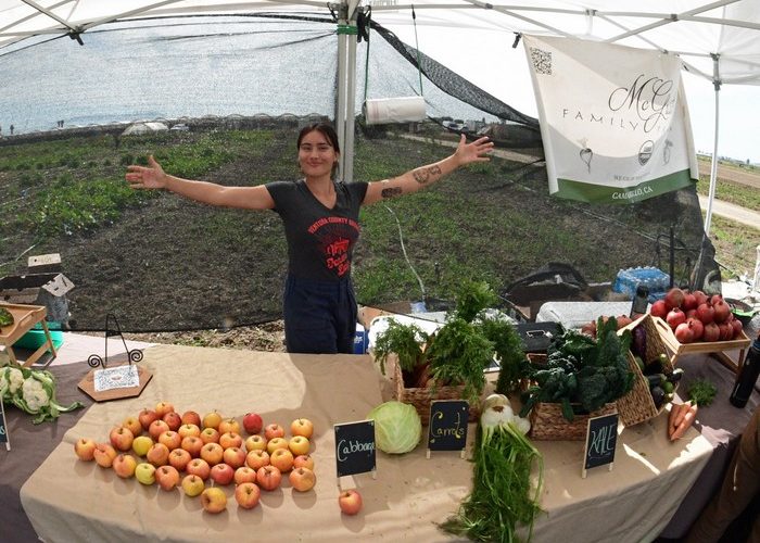 Farm Day veggies at McGrath